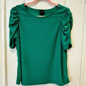 Emerald green top